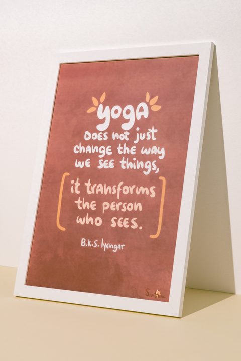 Pôster Yoga Transforms | A3